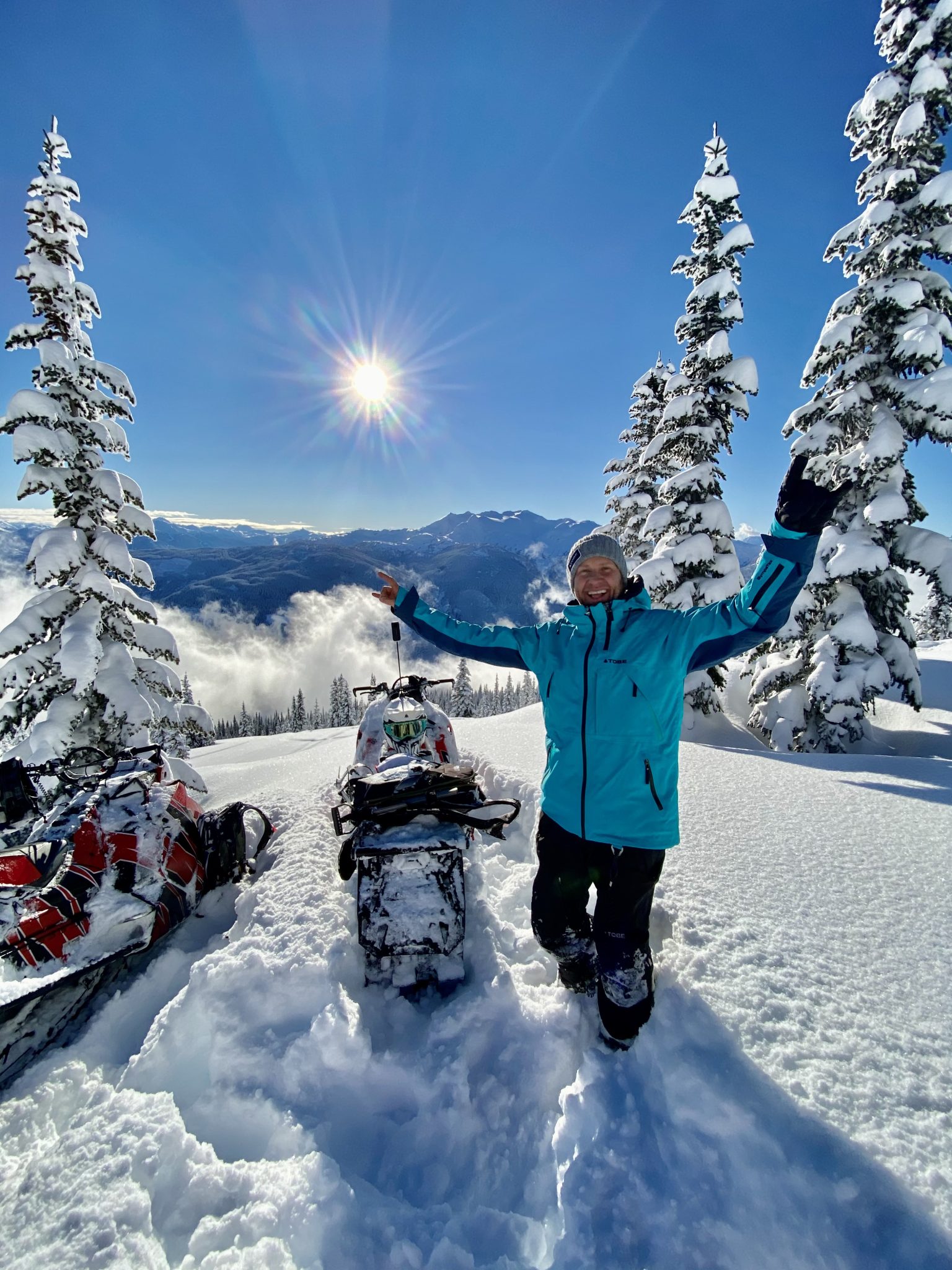 Snowmobile Tours and Rentals in Whistler backcountry with local pros.